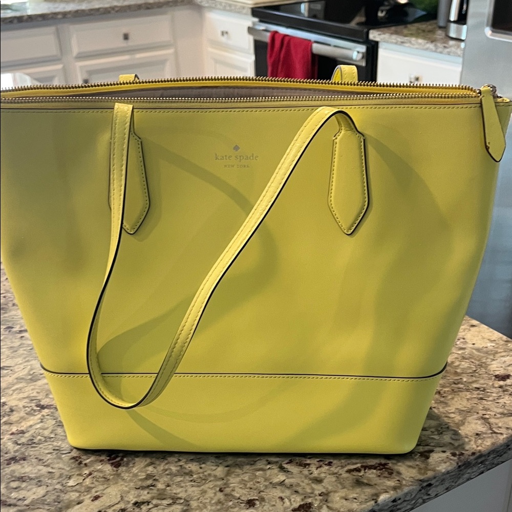 Kate Spade Lemon Yellow Tote Bag